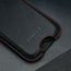 Black (with Red Stitching) Leather Pouch Case for iPhone Pro Models