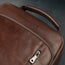 Dark Brown Leather Backpack