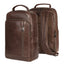 Dark Brown Leather Backpack
