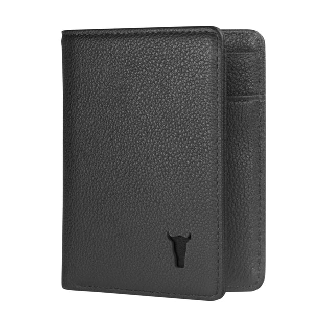 Black Bifold Leather Wallet