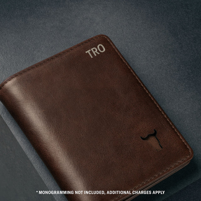 Dark Brown Bifold Leather Wallet