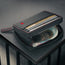 Coin and Note Pouch in the Black with Red Detail Leather Coin Purse with Card Holder