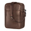 Dark Brown Leather Crossbody Shoulder Satchel Bag