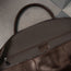 Dark Brown Leather Weekend Duffle Bag