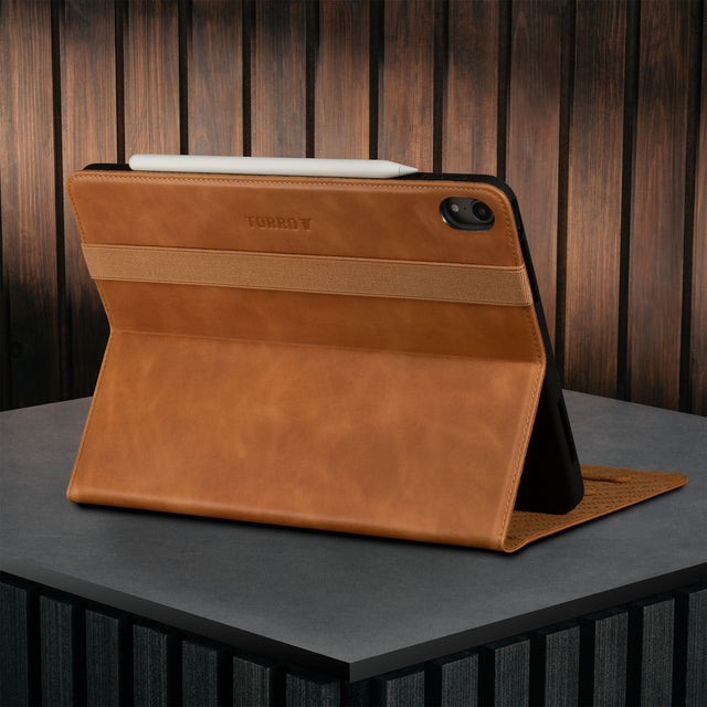 Tan Leather Case for iPad Air 11