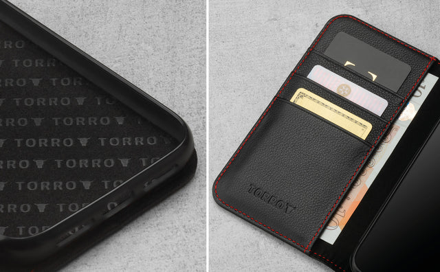 Apple iPhone 11 Leather Wallet Case (with Stand function) Feature Focus