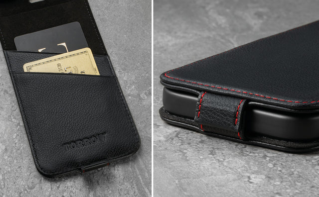 Apple iPhone 13 Leather Flip Case (MagSafe Charging) Feature Focus