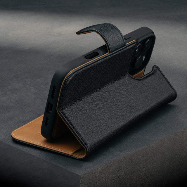 Apple iPhone 16 Pro 2-in-1 Leather Wallet Case (with Detachable Cover & MagSafe Compatible)
