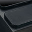 Black Leather Slimline Bumper Case for iPhone 16 Pro
