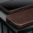 Slimline Dark Brown Leather Bumper Case for iPhone 17 Pro
