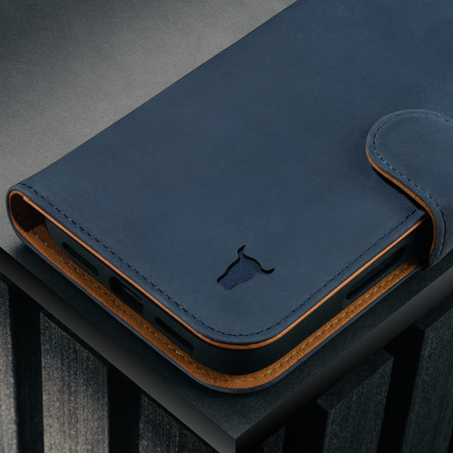 Nubuck Blue Detachable Case for iPhone 17 Pro Max