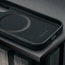Microfibre lining in the Black Leather Bumper Case for iPhone 17