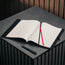 Notepad in the Black Leather (with Red Stitching) A4 Notebook Cover