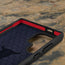 GEO-AS-3 technology in the Navy Blue Leather Bumper Case for Samsung Galaxy S24 Ultra