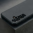 Camera cutout on the Black Slimline Leather Bumper Case for Galaxy S25