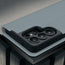 Camera cutout on the Light Blue Leather Stand Case for Galaxy S26 Ultra