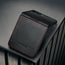 Black with Red Detail Leather Case for Galaxy  Flip7