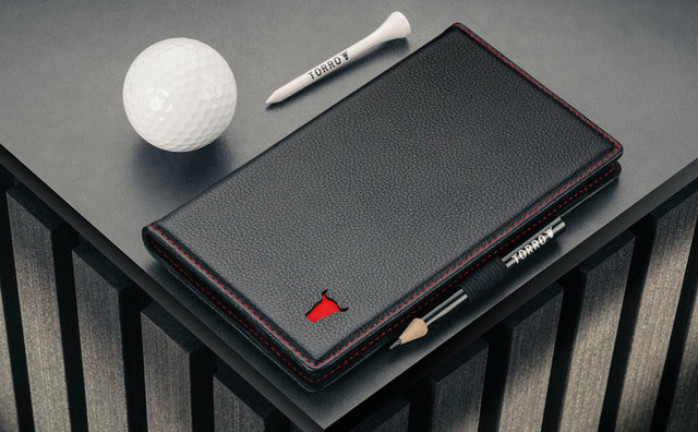 Leather Golf Scorecard Holder Wallet Feature Focus