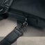 Black Trifold Canvas Suit Carrier / Garment Bag with detachable shoulder strap