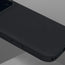 Close up of the Black Woven Fabric Bumper Case for iPhone 17 Pro Max