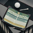 Detachable scorecard holder from the Black with Red details  Golf Scorecard Holder and Yardage Book Cover