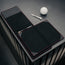 Microfibre lining of the Black with red detail  Golf Scorecard Holder and Yardage Book Cover