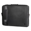 Black Leather Messenger Bag suitable for Laptop / iPad / Tablet