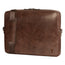 Dark Brown Leather Messenger Bag