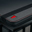 Black with Red Stitching Leather iPad Case for Apple iPad (10th Gen)