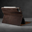 Integrated stand function of the Dark Brown Leather Case for iPad Pro 11-inch