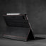 Integrated stand function of the Black Leather (with Red Stitching) Case for iPad Pro 12.9-inch